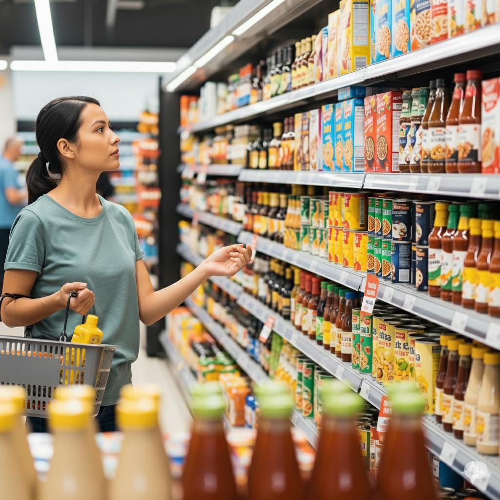 Consumer shopping in retail environment analyzing product choices
